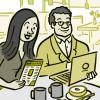 Illustration of a man and a woman reading the NIH News in Health newsletter Illustration of a man and a woman reading the NIH News in Health newsletter.