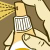 Illustration of a spray-bottle of mosquito repellent Illustration of a spray-bottle of mosquito repellent.