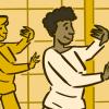 Illustration of older adults practicing tai chi Illustration of older adults practicing tai chi.