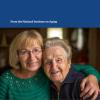 Booklet cover page shows an older woman embracing her elderly mother.