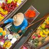 Floating market in Thailand