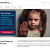 Screenshot of stopbullying.gov Screenshot of stopbullying.gov