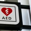 Sign for automated external defibrillator Sign for automated external defibrillator