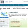 Screenshot of the Guides to Finding Treatment Drug Use Disorders Website Screenshot of the Guides to Finding Treatment Drug Use Disorders Website