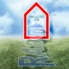 Illustration of radon gas going into a home Illustration of radon gas going into a home