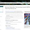 Screenshot STEM teaching tools website Screenshot STEM teaching tools website