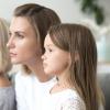 Portrait of a grandmother, mother, and daughter