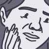 Illustration of a woman holding her jaw in pain Illustration of a woman holding her jaw in pain