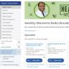 Screenshot of the Healthy Moments Broadcasts website
