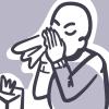 Illustration of four ways to stay safe from germs Illustration of four ways to stay safe from germs