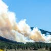 Wildfire in the mountains Wildfire in the mountains.