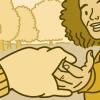 Illustration of a person reaching toward an outstretched hand.