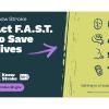 Screenshot of the Know Stroke campaign infographic.