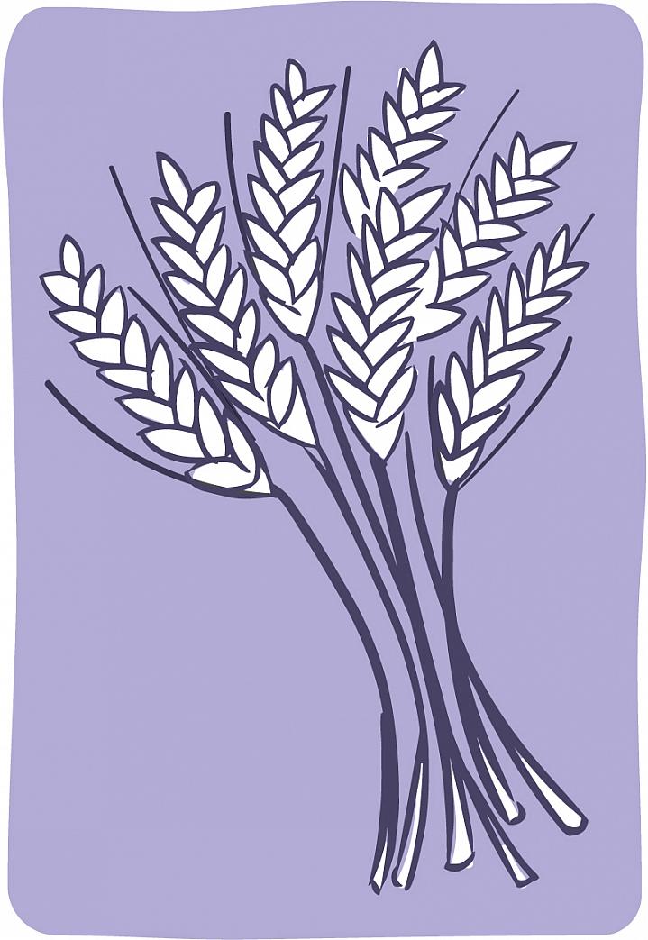 Illustration of a sheaf of wheat.